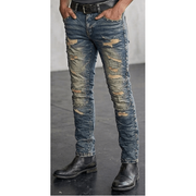 Focus studded slim fit denim - DENIM - Cityswagusa.com