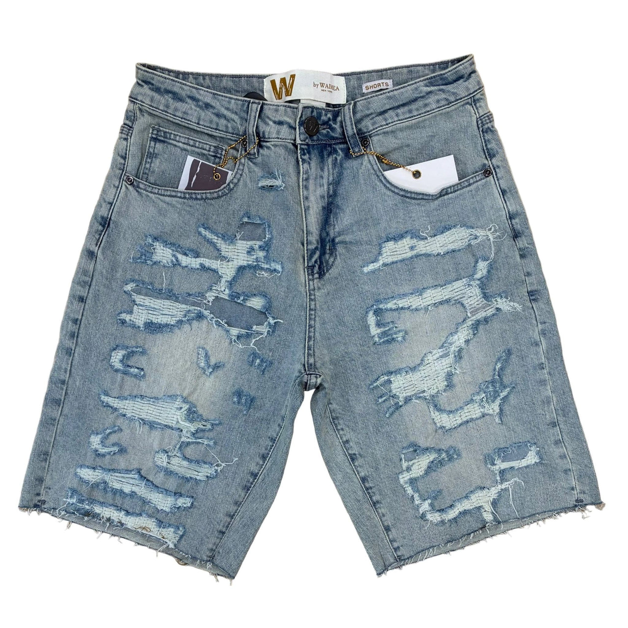 Waimea rip and repair denim shorts - SHORTS - Cityswagusa.com