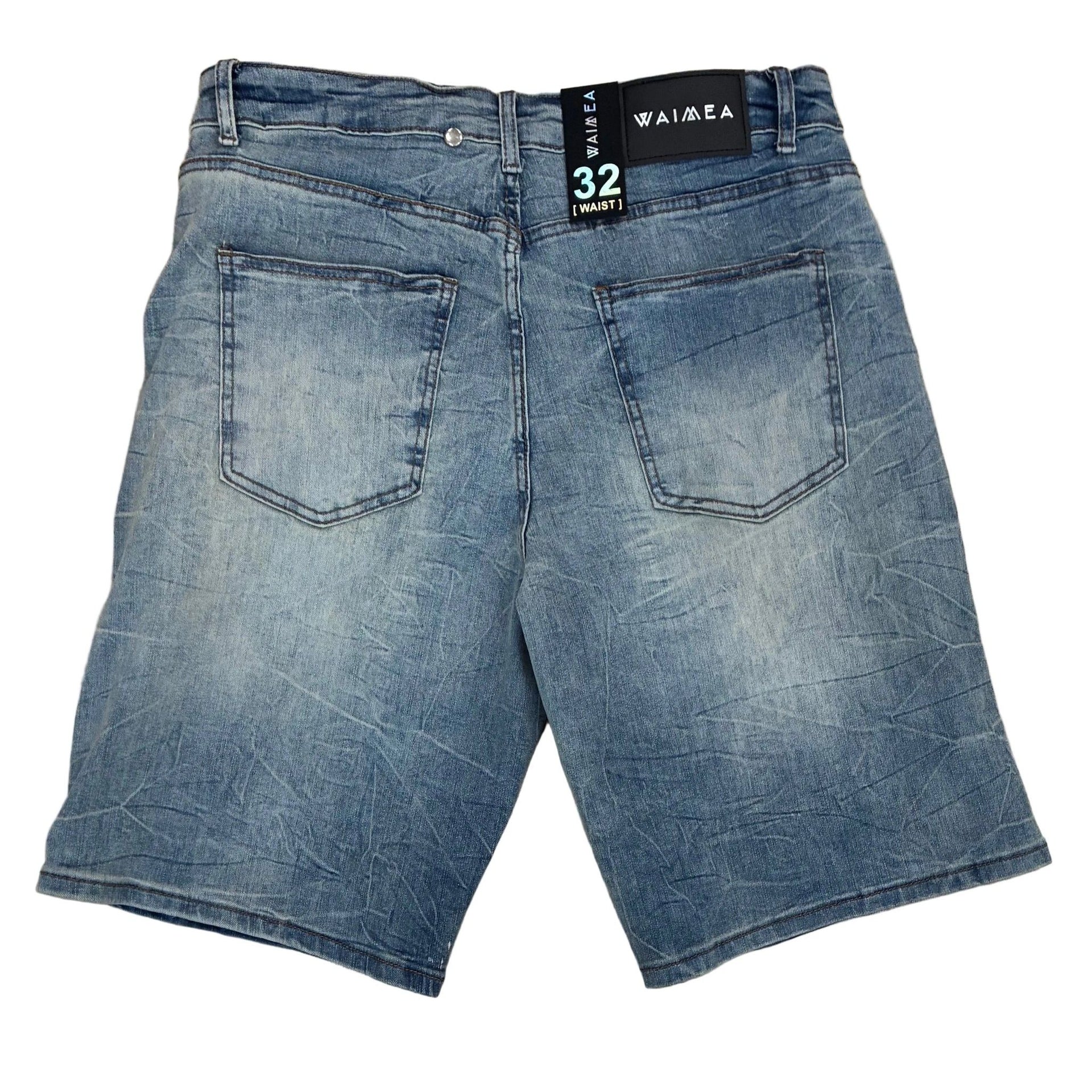 Waimea distressed denim shorts - SHORTS - Cityswagusa.com