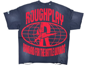 Rough play dog cover art t-shirt by ROUGH PLAY