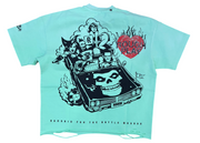 Rough play art dept lime t-shirt by ROUGH PLAY