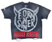 Rough play born sinner t-shirt by ROUGH PLAY