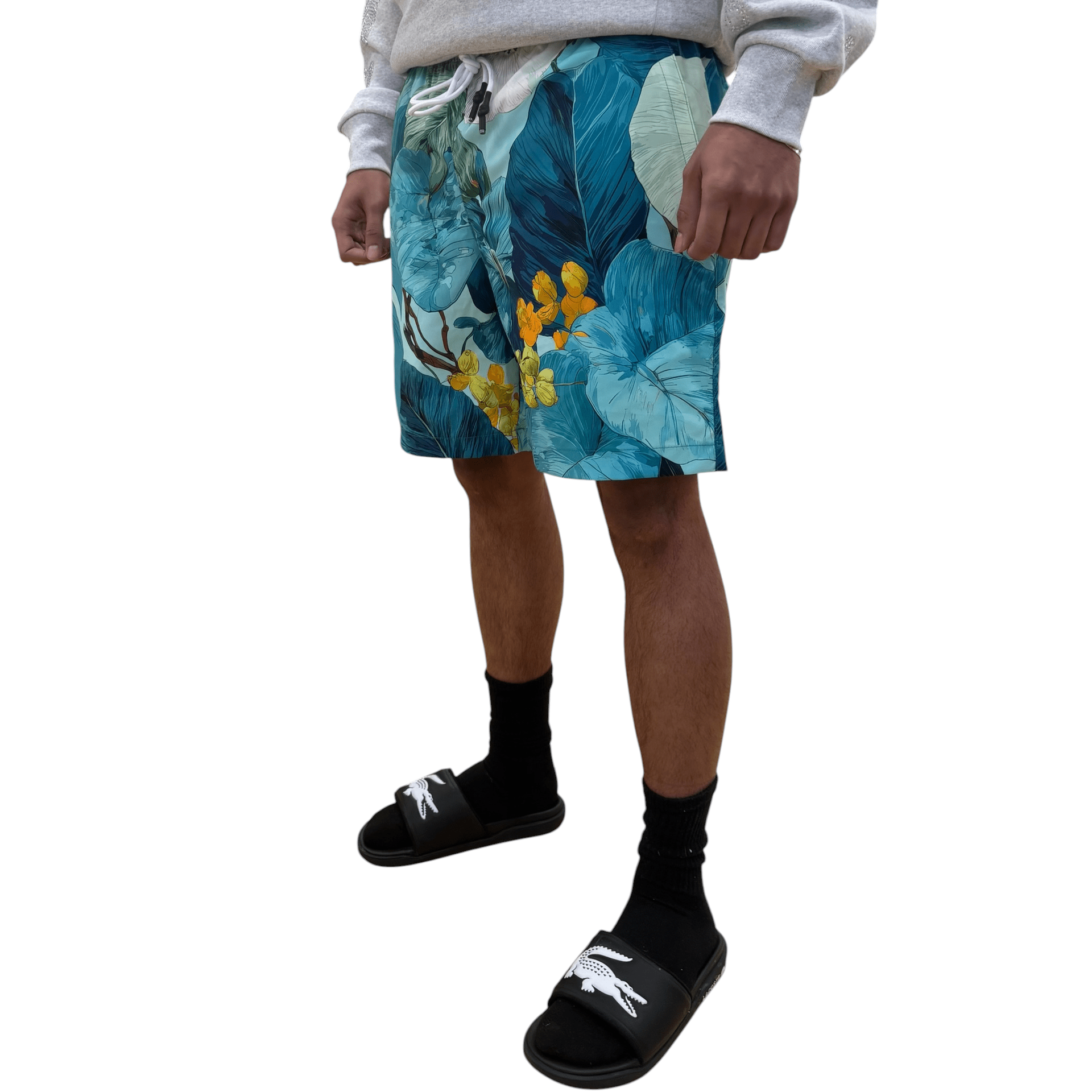 Jordan Craig rainforest floral beach shorts - SHORTS - Cityswagusa.com