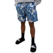 Jordan Craig blue floral beach shorts - SHORTS - Cityswagusa.com