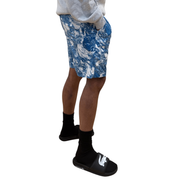 Jordan Craig blue floral beach shorts - SHORTS - Cityswagusa.com