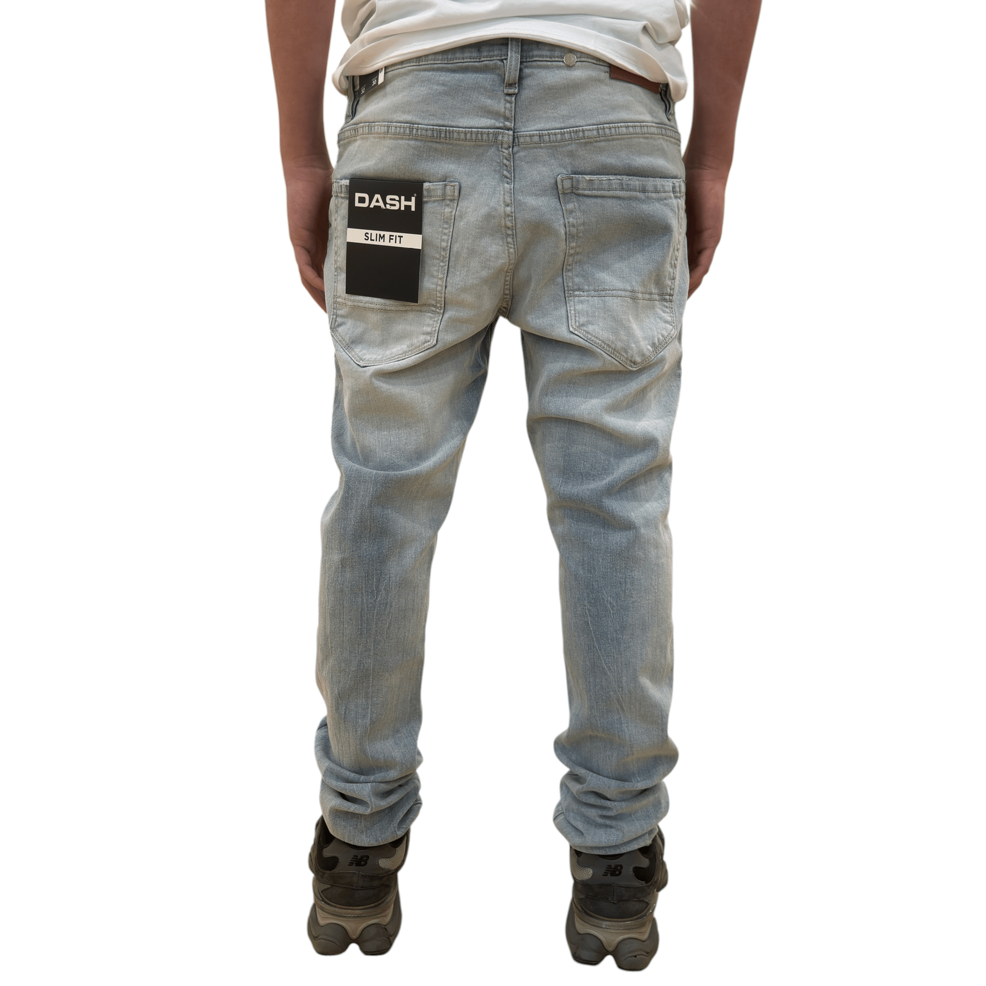Dash slim fit lightly distressed denim - DENIM - Cityswagusa.com
