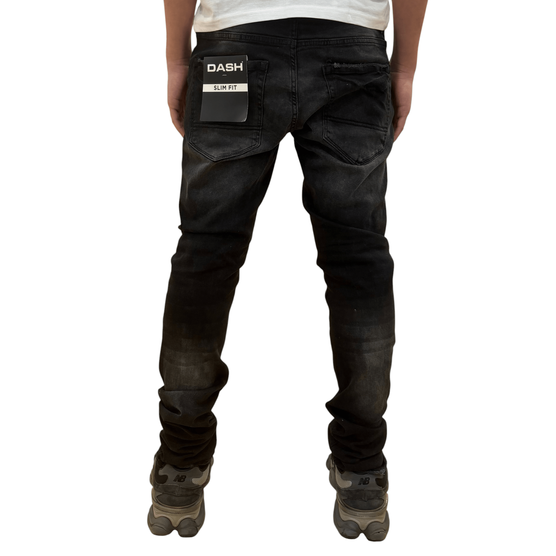 Dash slim fit distressed denim - DENIM - Cityswagusa.com