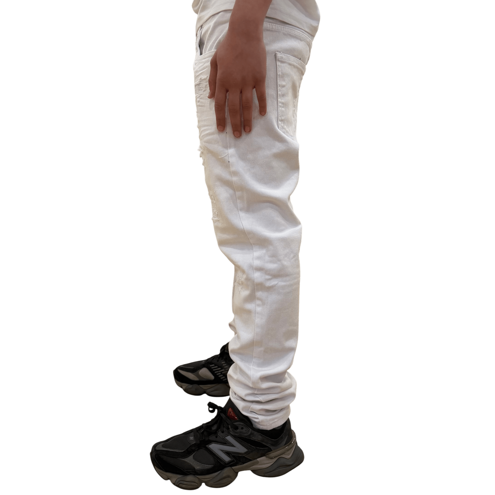 Waimea skinny fit distressed denim - DENIM - Cityswagusa.com