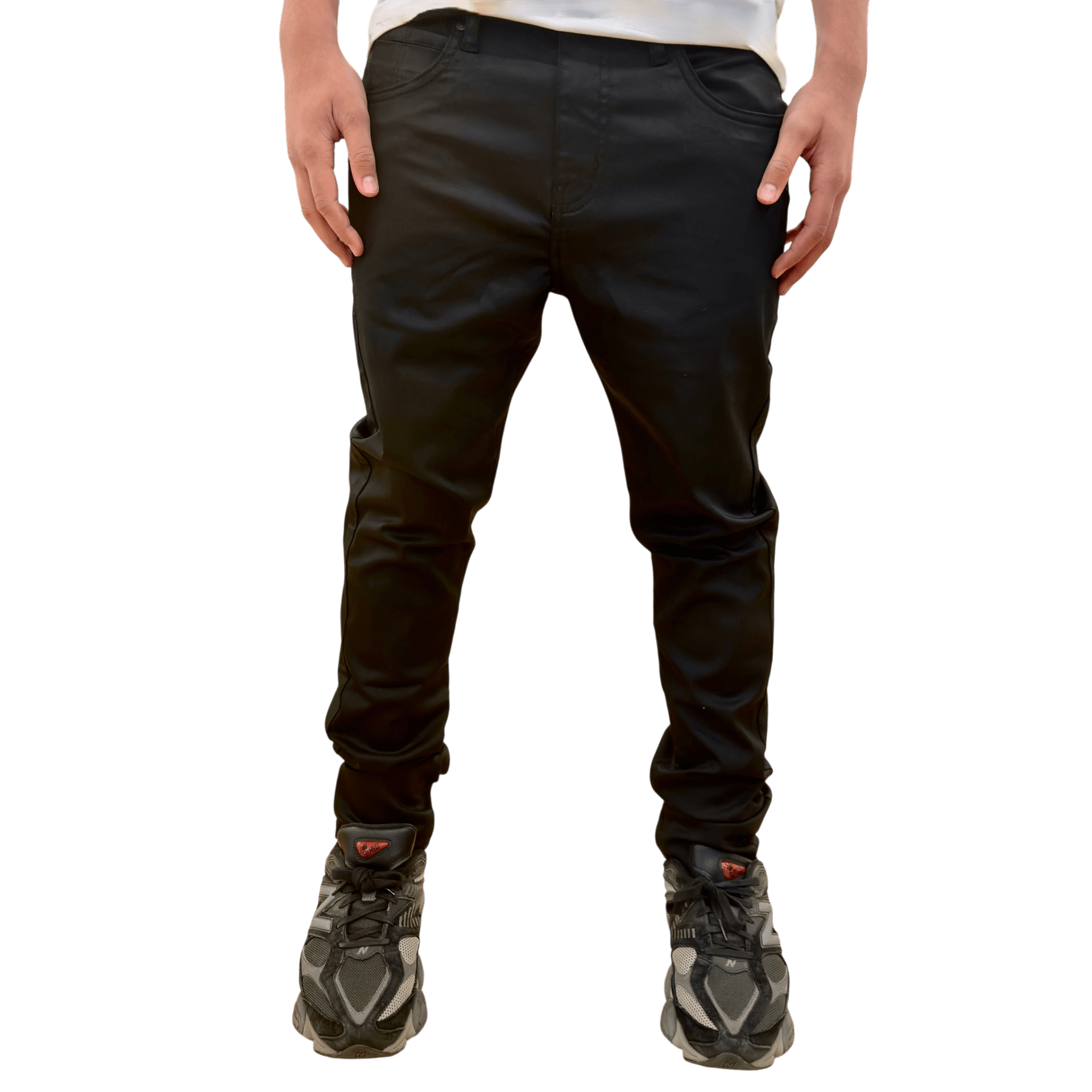 Dztr wax coated ultra skinny stretch denim - DENIM - Cityswagusa.com