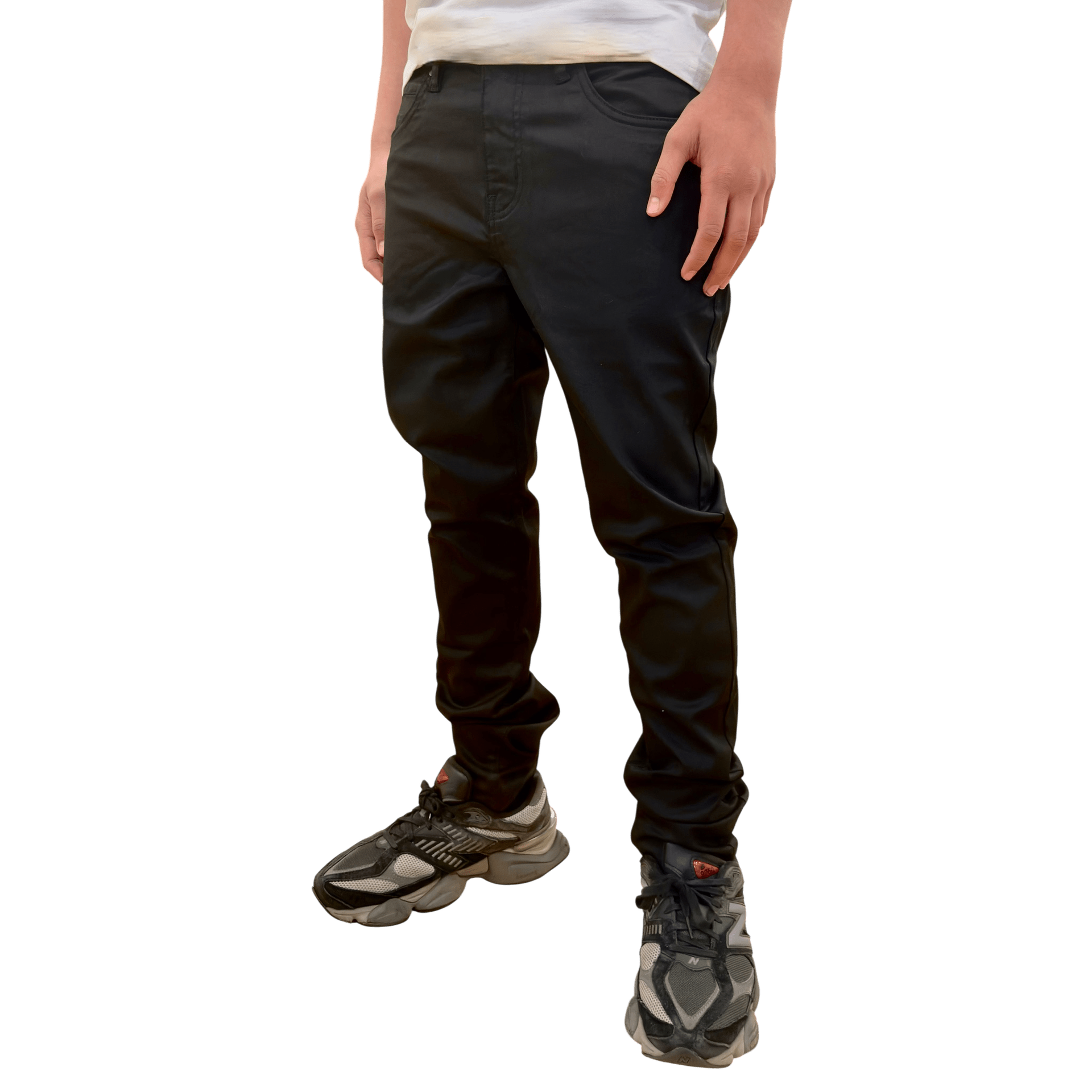 Dztr wax coated ultra skinny stretch denim - DENIM - Cityswagusa.com