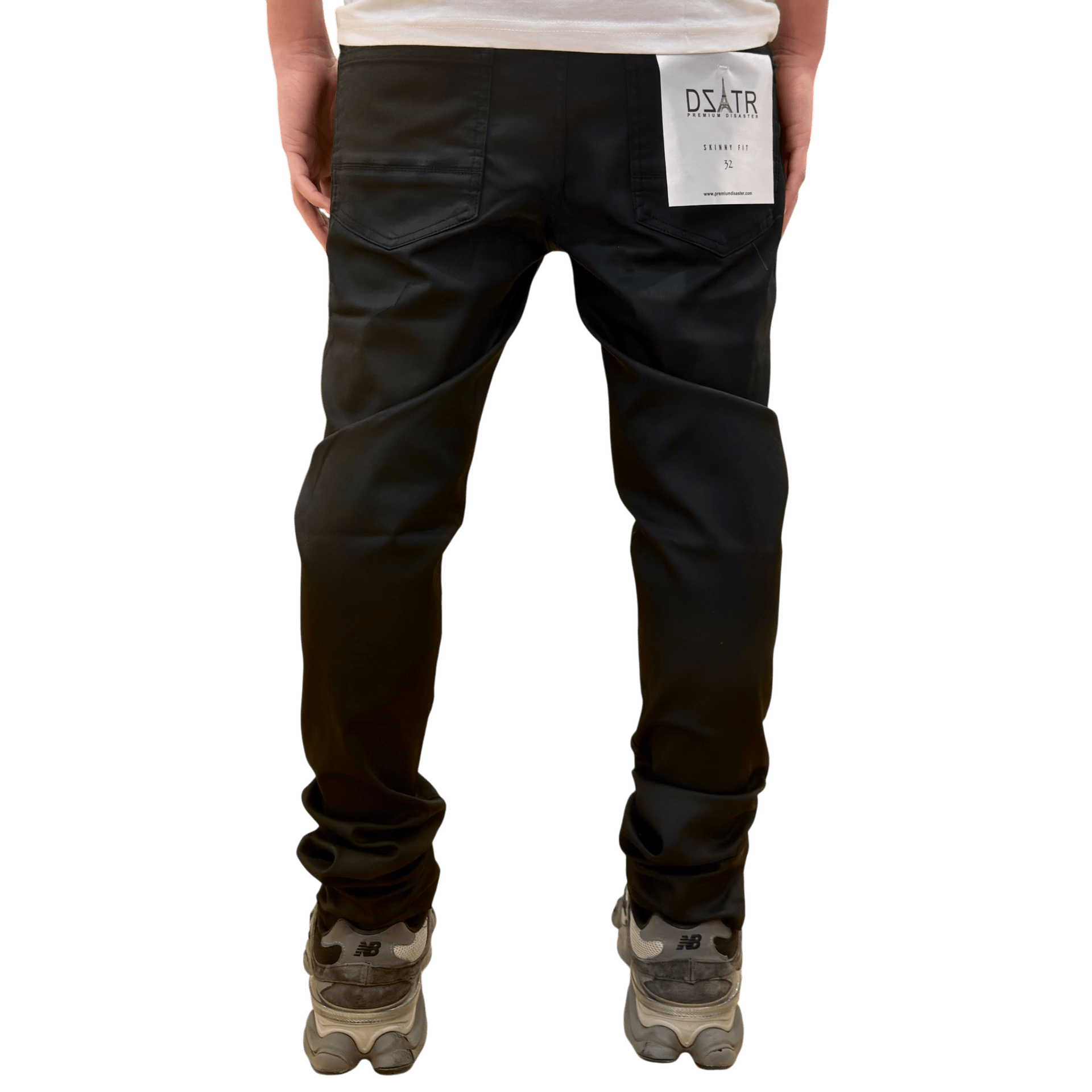 Dztr wax coated ultra skinny stretch denim - DENIM - Cityswagusa.com