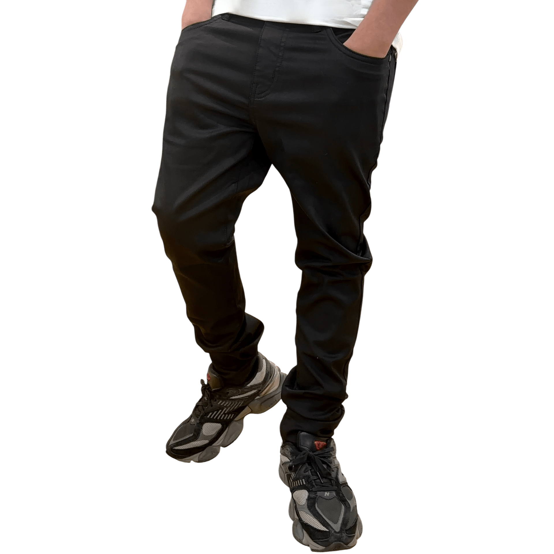 Dztr wax coated ultra skinny stretch denim - DENIM - Cityswagusa.com