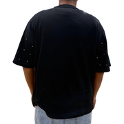 PJ Mark relaxed fit believe graphic rhinestone t-shirt - T - SHIRT - Cityswagusa.com