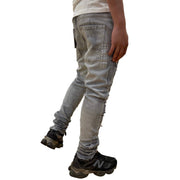 Dash slim fit heavy distressed denim - DENIM - Cityswagusa.com