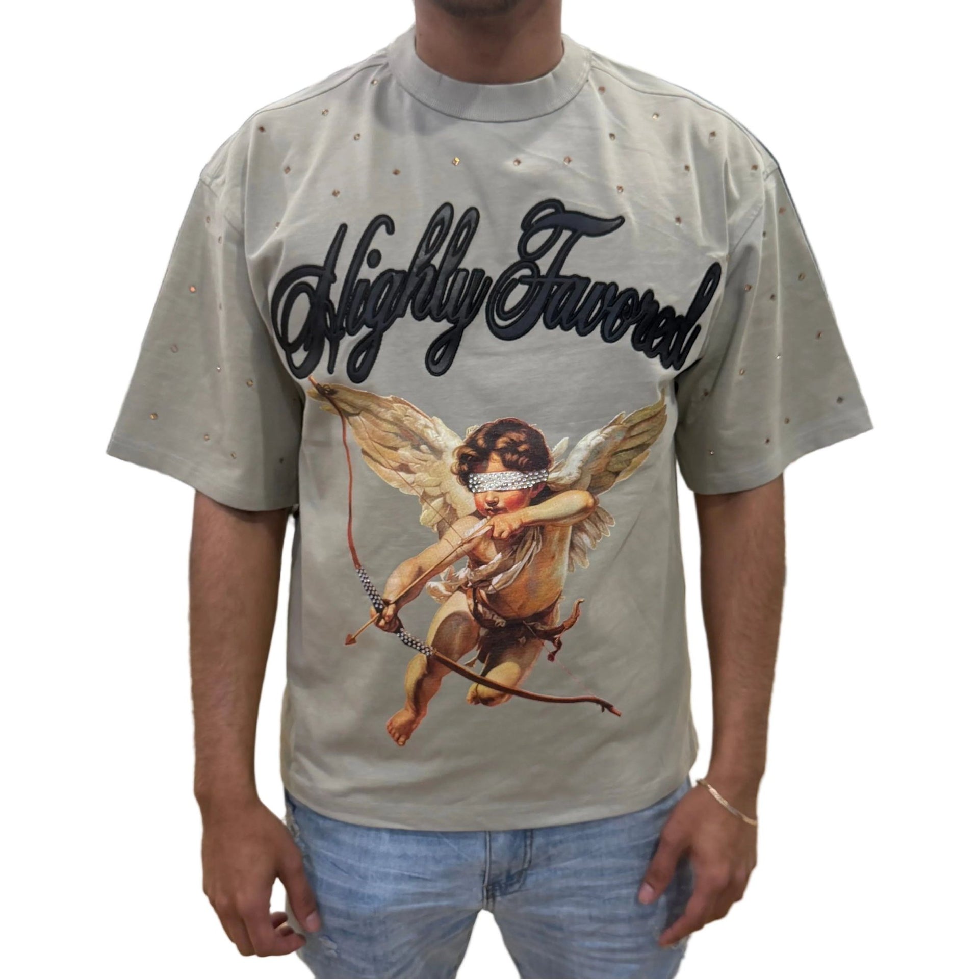 PJ Mark relaxed fit highly favored rhinestone t-shirt - T - SHIRT - Cityswagusa.com