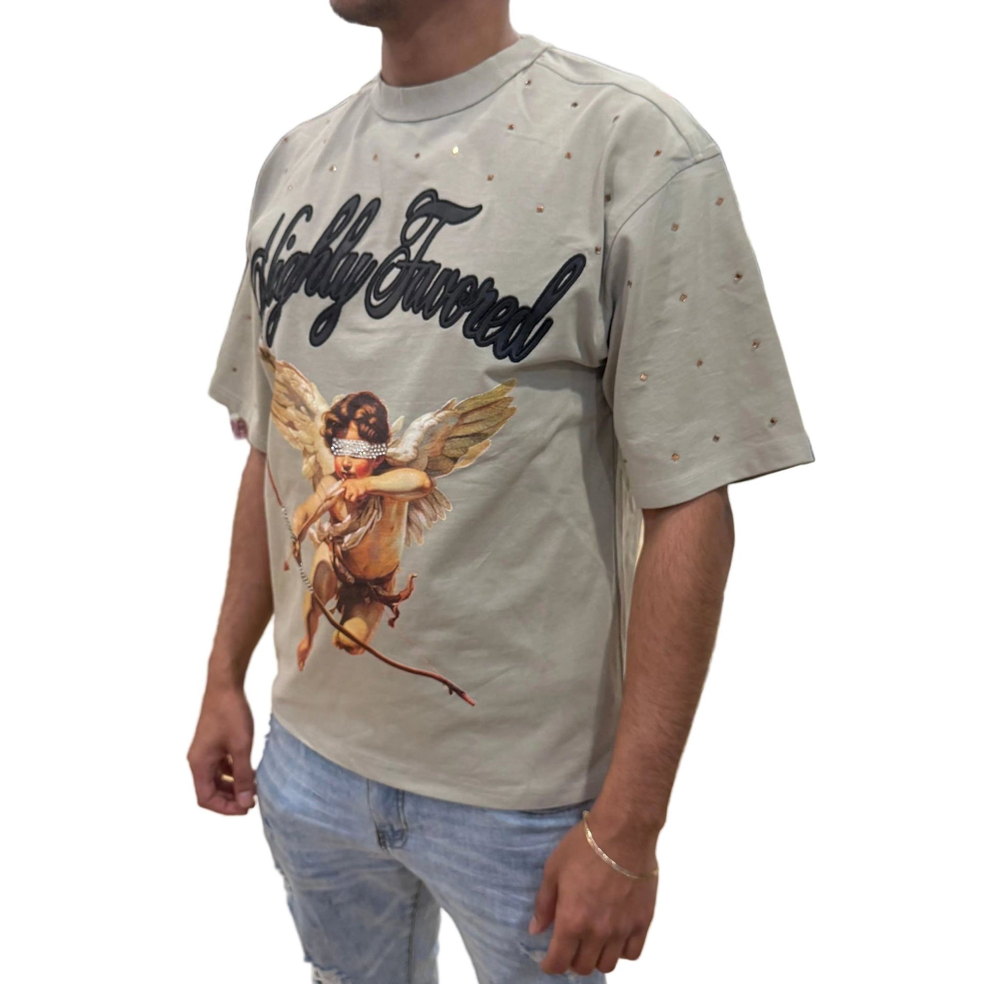PJ Mark relaxed fit highly favored rhinestone t-shirt - T - SHIRT - Cityswagusa.com