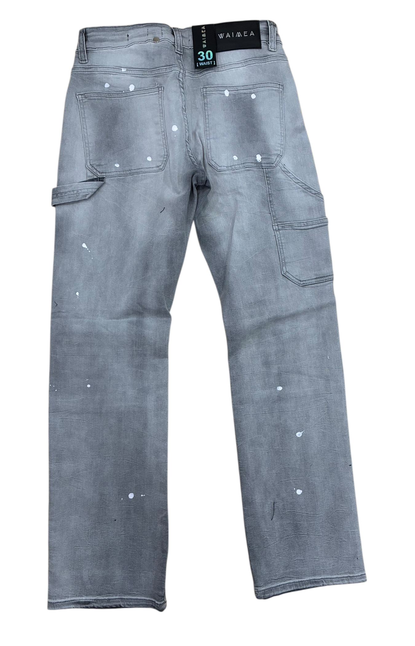 Waimea light distressed utility denim by WAIMEA
