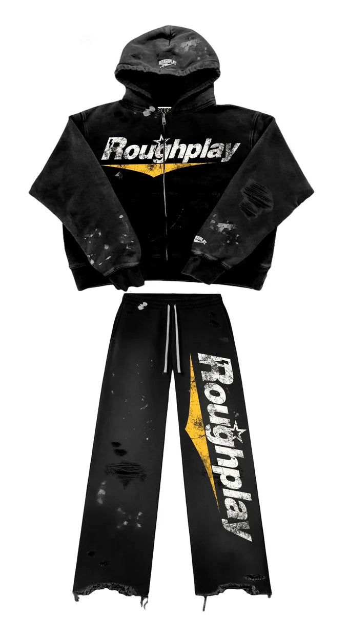 Roughplay logo sweat pant by ROUGH PLAY