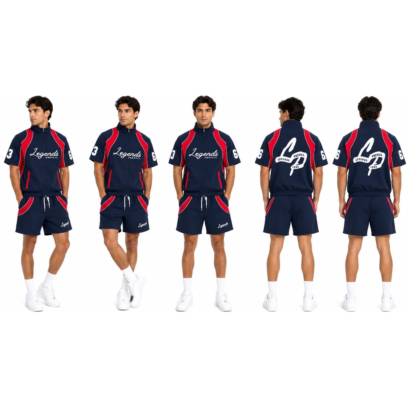 Legends prevail crinkle short set by LEGENDS PREVAIL