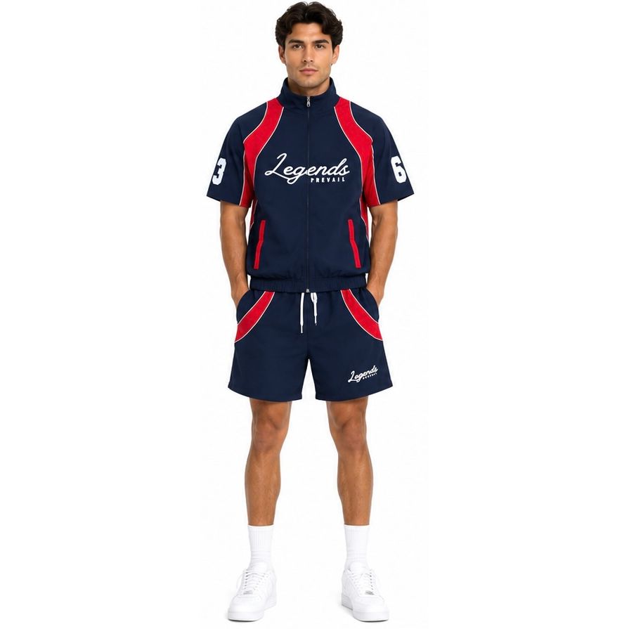 Legends prevail crinkle short set by LEGENDS PREVAIL