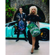 Sprayground ai african intelligence rewired & inspired backpack sandflower collab by SPRAYGROUND