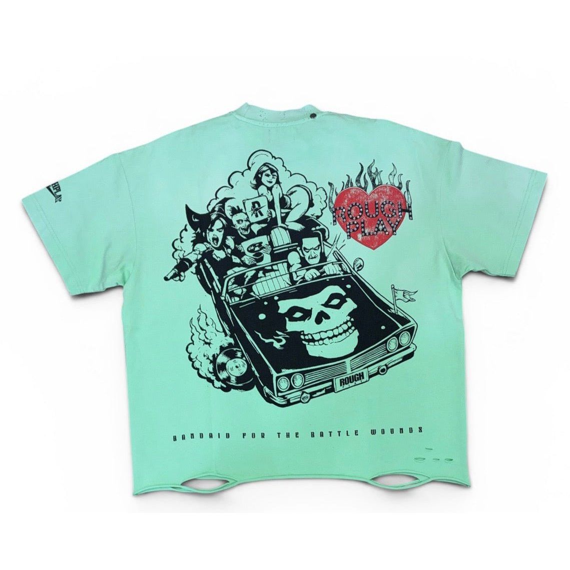 Rough play art dept lime t-shirt - T-SHIRT - Cityswagusa.com