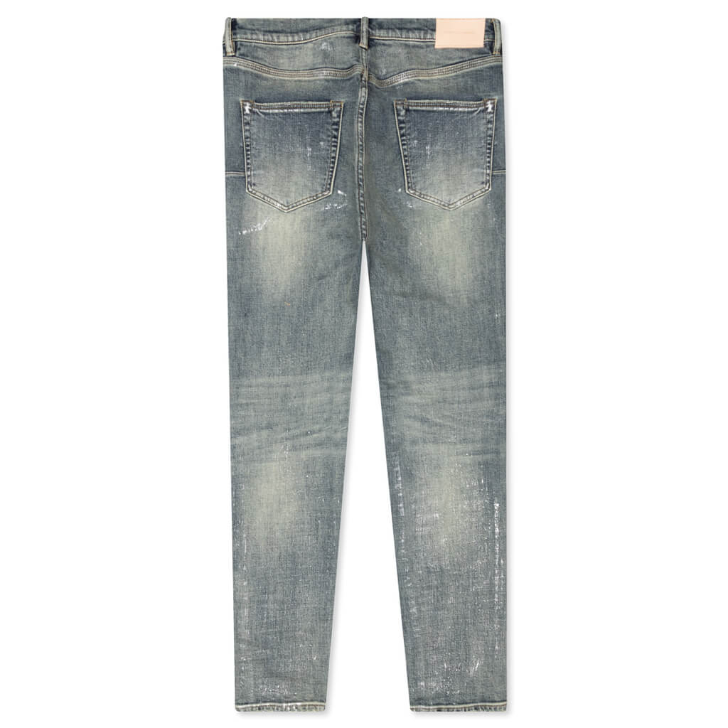 Purple brand metallic silver skinny denim - DENIM - Cityswagusa.com