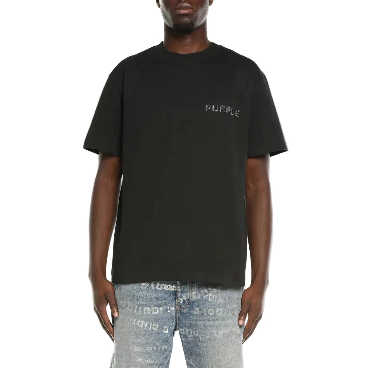 Purple brand crystal logo t-shirt - T-SHIRT - Cityswagusa.com