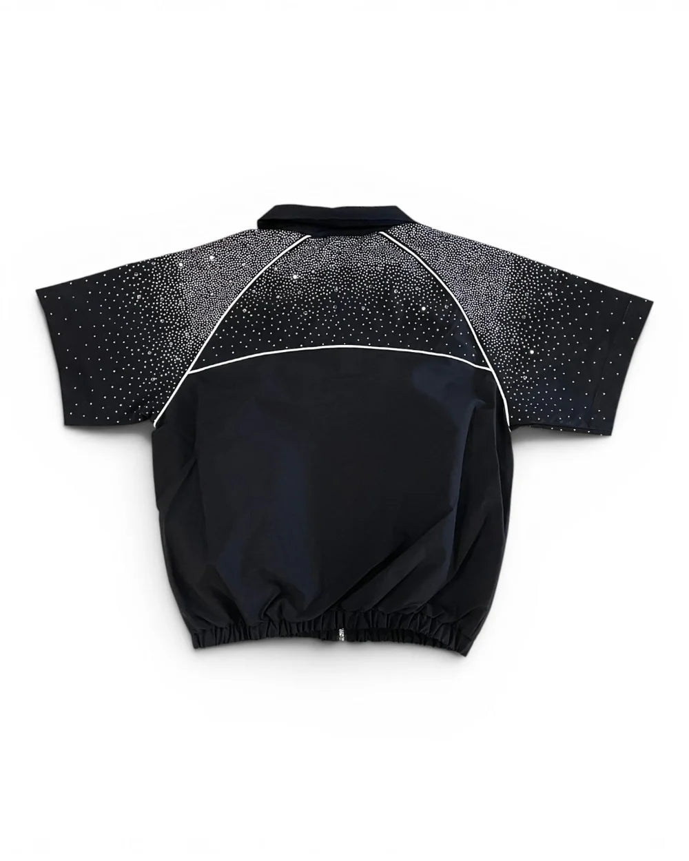 Kindred rhinestone nylon zip up shirt by KINDRED