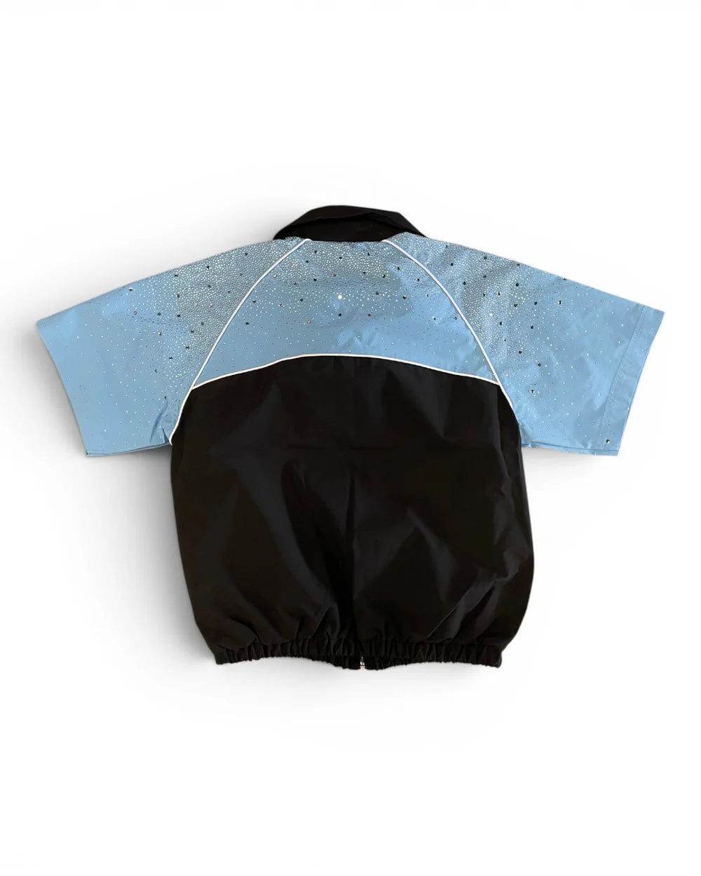 Kindred rhinestone nylon zip up shirt by KINDRED