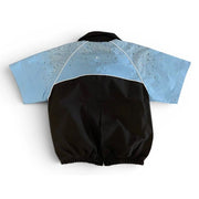Kindred rhinestone nylon zip up shirt - SHIRT S/S - Cityswagusa.com