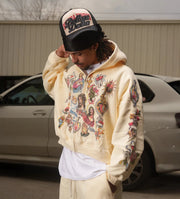 Righteous risen king zip up hoodie - HOODIE - Cityswagusa.com