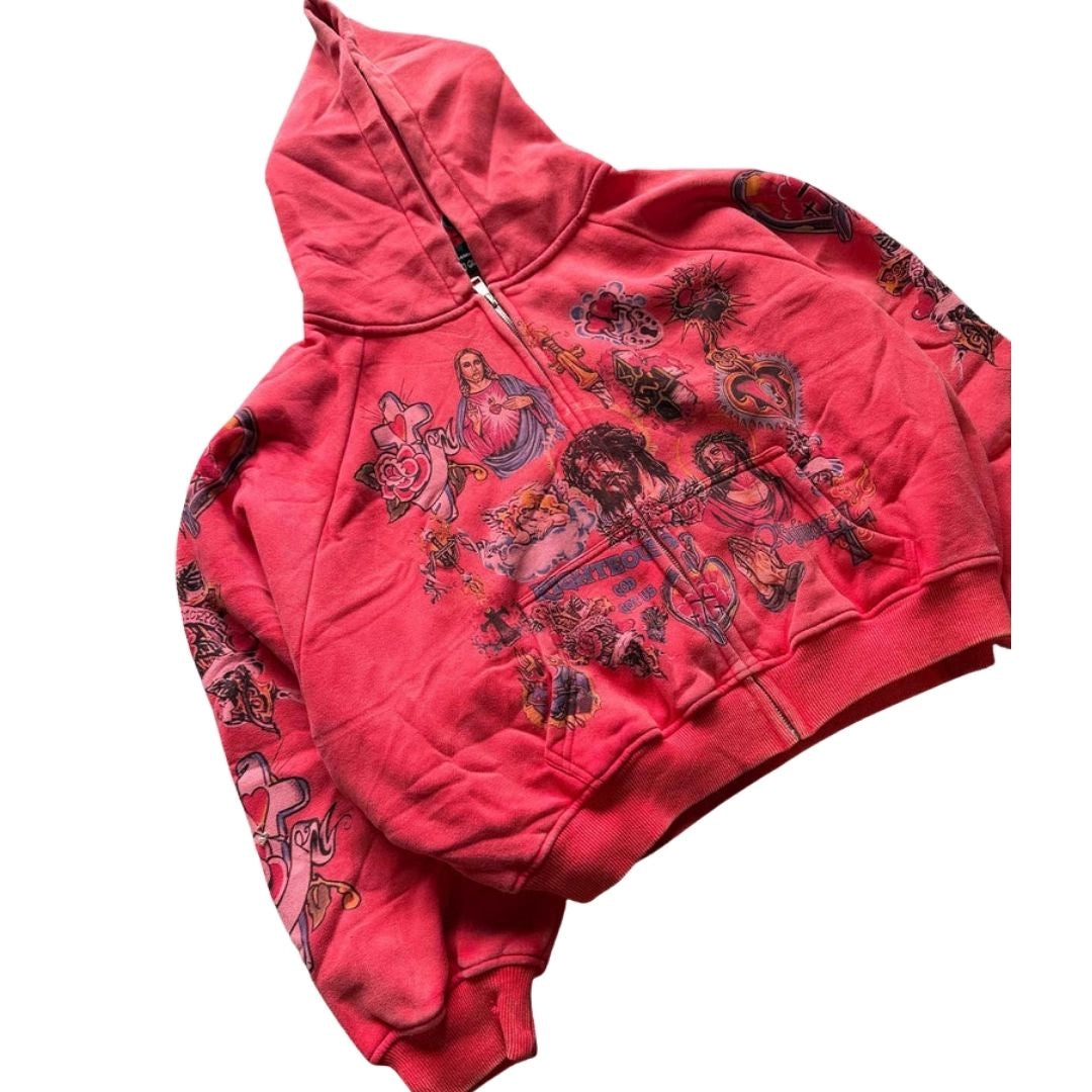 Righteous risen king zip up hoodie by TODAYS TRENDS