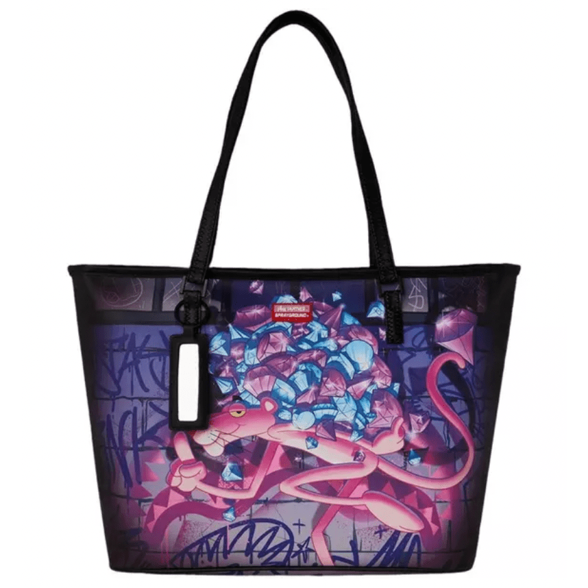 Sprayground Pink Panther diamond heist tote - BAGS - Cityswagusa.com