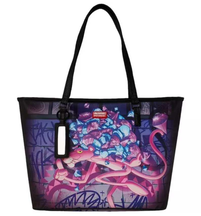 Sprayground Pink Panther diamond heist tote by SPRAYGROUND