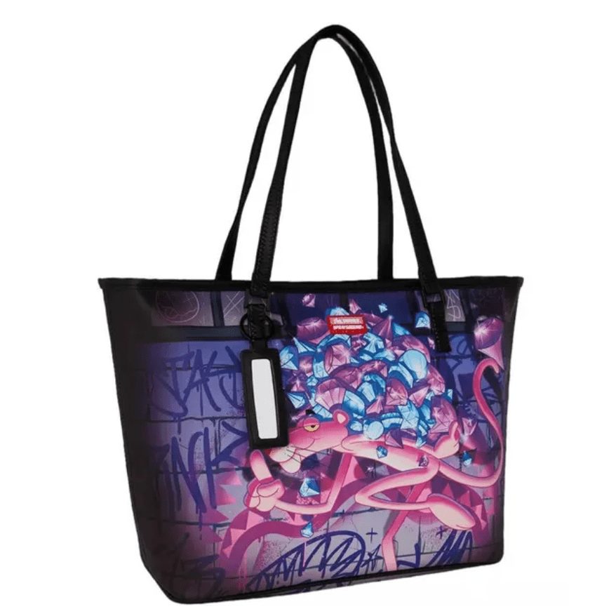 Sprayground Pink Panther diamond heist tote - BAGS - Cityswagusa.com