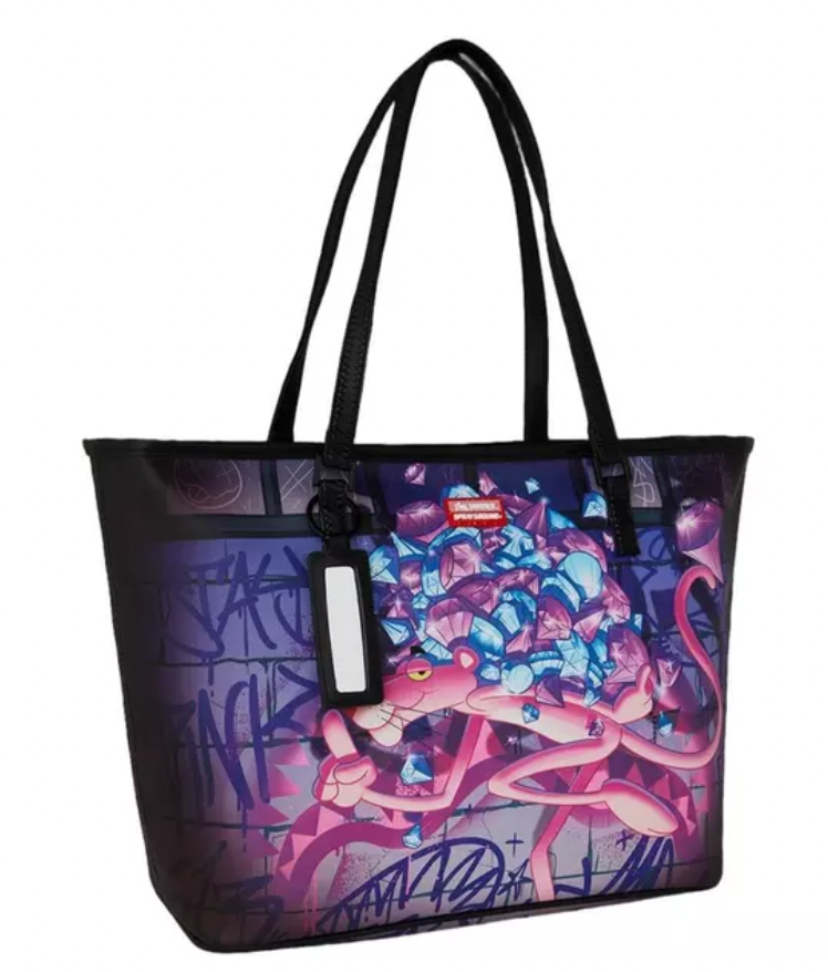 Sprayground Pink Panther diamond heist tote by SPRAYGROUND