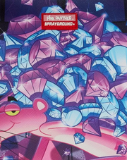 Sprayground Pink Panther diamond heist tote by SPRAYGROUND