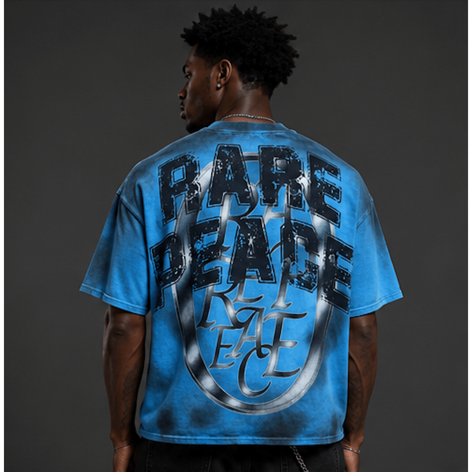 Rare Peace chaos rhinestone t-shirt - T-SHIRT - Cityswagusa.com