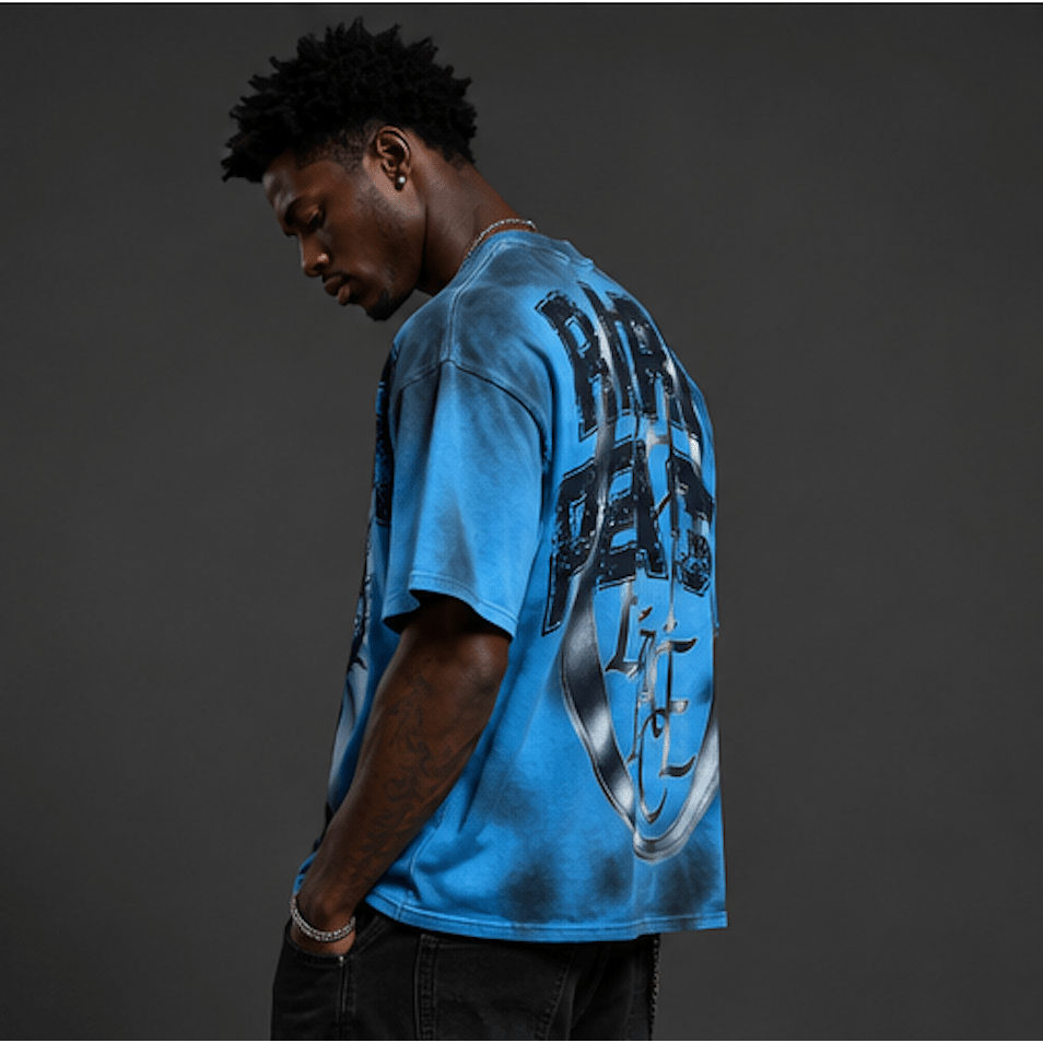 Rare Peace chaos rhinestone t-shirt - T-SHIRT - Cityswagusa.com
