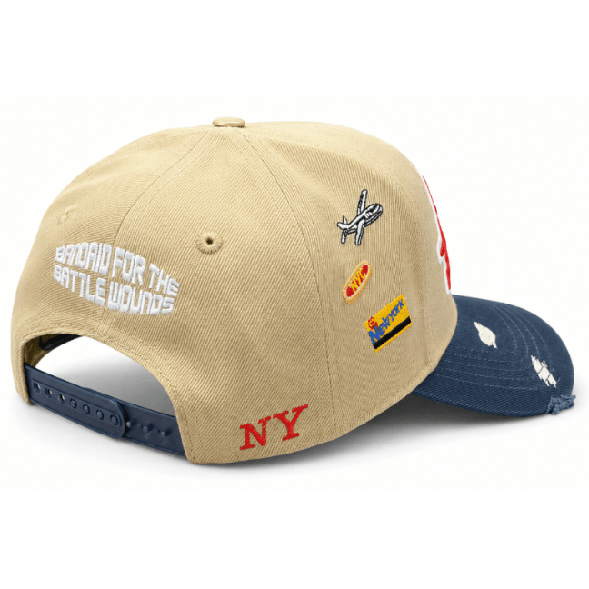 Roughplay ny logos paint splatter snapback hat, - HATS - Cityswagusa.com