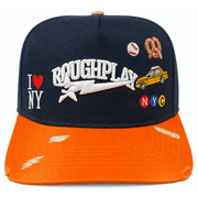 Roughplay ny logos paint splatter snapback hat. - HATS - Cityswagusa.com