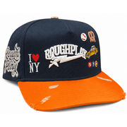 Roughplay ny logos paint splatter snapback hat. - HATS - Cityswagusa.com