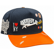 Roughplay ny logos paint splatter snapback hat. - HATS - Cityswagusa.com