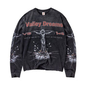 Vale forever concrete cross L/S t-shirt by BRAVEST STUDIOS