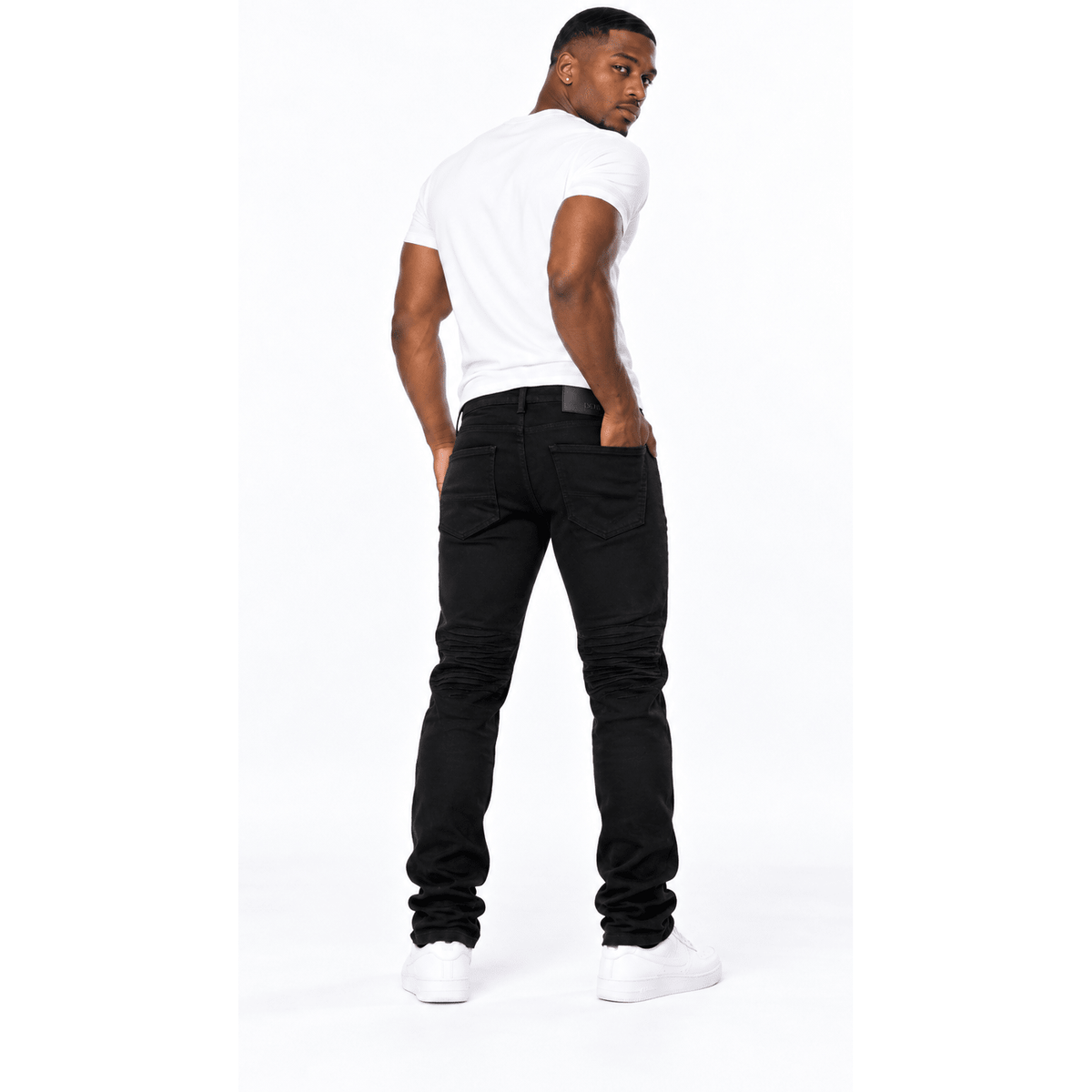 Dztr clean lightly distressed denim - DENIM - Cityswagusa.com