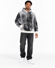 One in a million mohair pullover hoodie by ONE IN A MILLION