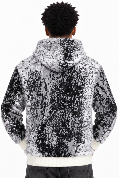 One in a million mohair pullover hoodie by ONE IN A MILLION