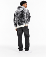 One in a million mohair pullover hoodie by ONE IN A MILLION