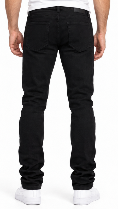 focus distressed stacked denim by FOCUS